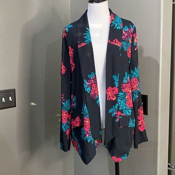 GNW Open Front Softshell Blazer Floral Great Northwest - Picture 9 of 9